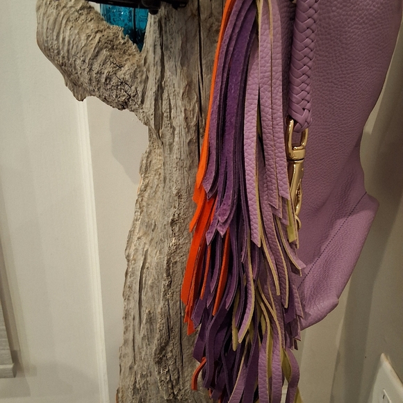 ETRO LEATHER BAG WITH SUEDE FRINGE COMES WITH COA FULL INCLUSION - Picture 16 of 16